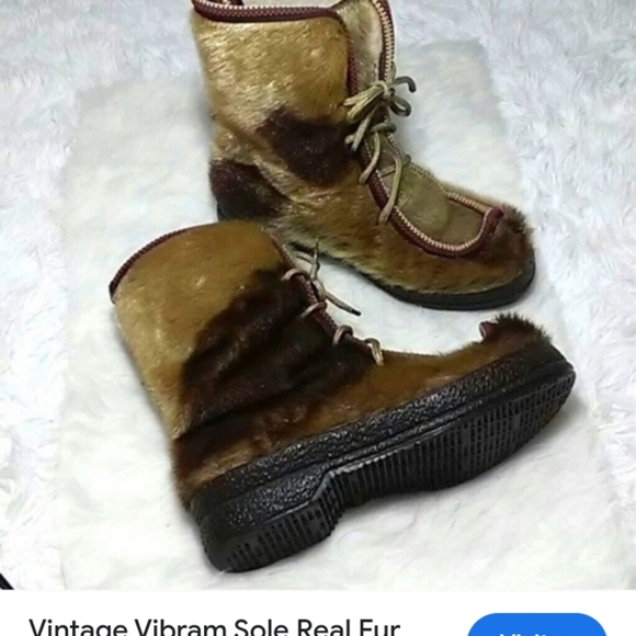 Vibram Real Fur boots